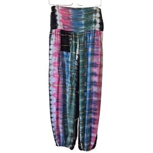 Earthbound Carmen Tie Dye Boho Pants Size Medium